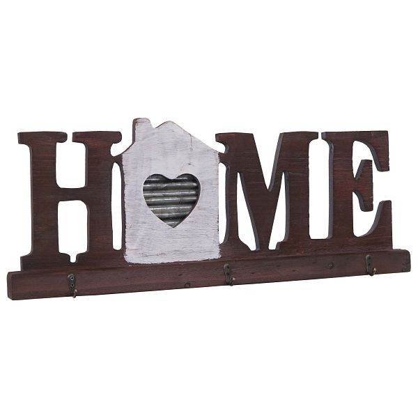 Mendler wandkast HWC-A91 Home, garderobepaneel, landhuis hout metaal, 57383