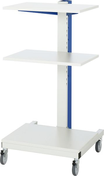 RAU computerstandaard, verrijdbaar, 650x1150x650 mm, 07-6001F.11
