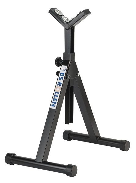 BS Rollen rolbok V-vorm met kogelrollen, draagvermogen 100 / 200 kg, hoogte min/max 715 / 1060 mm, ROLLST..V.KU