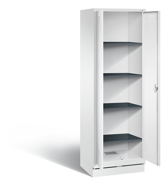 C+P washok Evolo, H1800xB610xD500mm, kleur: verkeerswit, 48222-20b S10139