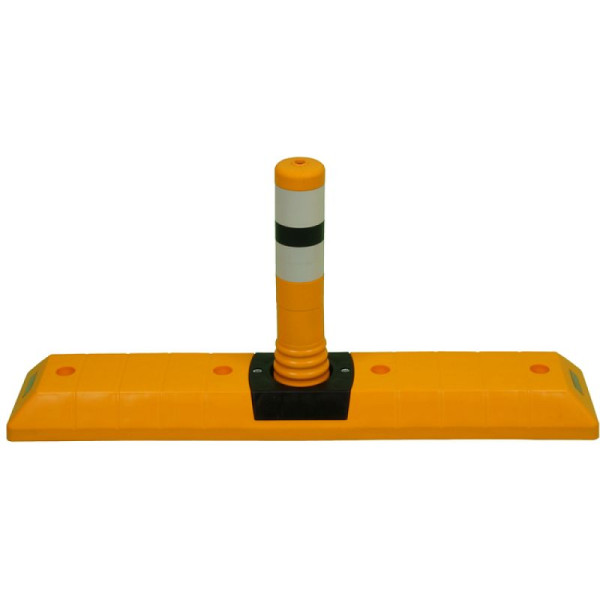 Stone HGS geleidedorpel -Alley- met afzetpaal -Elasto Geel-, met kleine afzetpaal, -Elasto Geel-/ 465mm, 20390