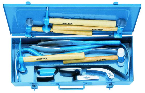 GEDORE uitdeukgereedschapset, 12-delig in koffer, 6461640
