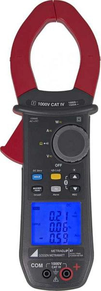 Gossen Metrawatt multimetertang voor stroom, spanning, vermogen, harmonischen en frequentie, 1000 V CAT IV, M312L