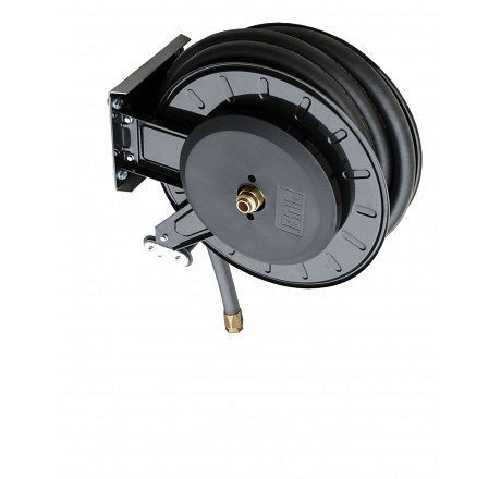 Cemo slanghaspel 15 m open, inlaat 1" IT, uitlaat 1" AG, max. 15 bar, afmetingen 512 x 470 x 322 mm, DN 25 voor diesel, 11161
