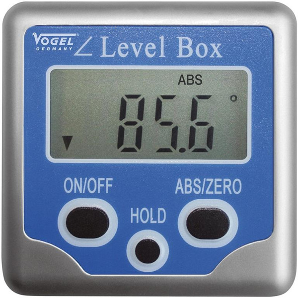 Vogel Germany digitale hoeksensor, IP54, bevel box en level box, +- 180°, 50 x 50 x 32 mm, 320010