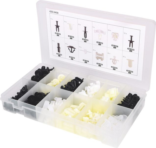 KS Tools bevestigingsclipset voor Mercedes, 270-delig, 420.0450