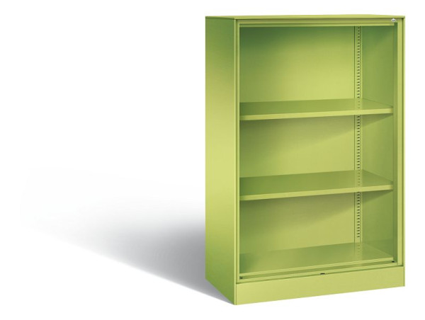 C+P bureauplank Asisto, H1310xB800xD435mm, kleur: virid green, 3 niveaus, 140033-000 S10055