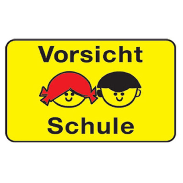Stone HGS kinder- en speeltuinbord -Let op school-, Alform/450x600mm, (versterkt randprofiel), kks60007261