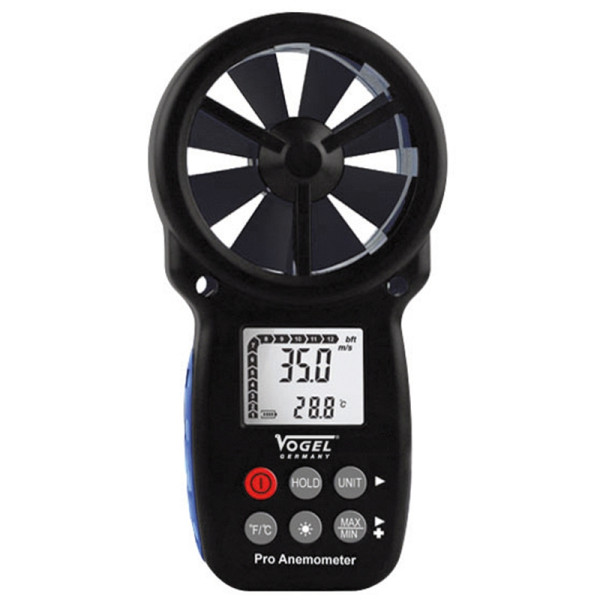 Vogel Germany digitale windmeter, 0.3 ~ 30 m/s, 641205