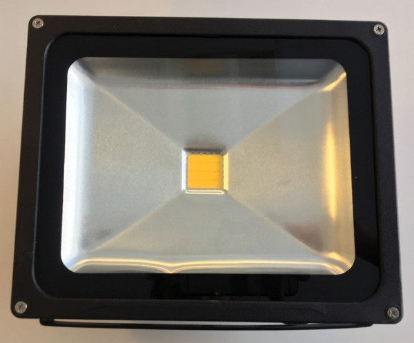 ELMAG LED-spot 30 watt IP 65, grafiet 2500 lumen 120° stralingshoek warm wit, 9503556