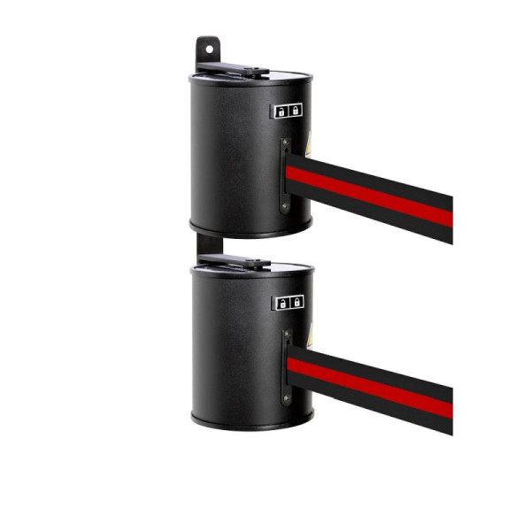 Stein HGS HGS wandriemcassette -P-Line Double-, zwart/rood/zwart horizontaal (gestreept), 34247-06