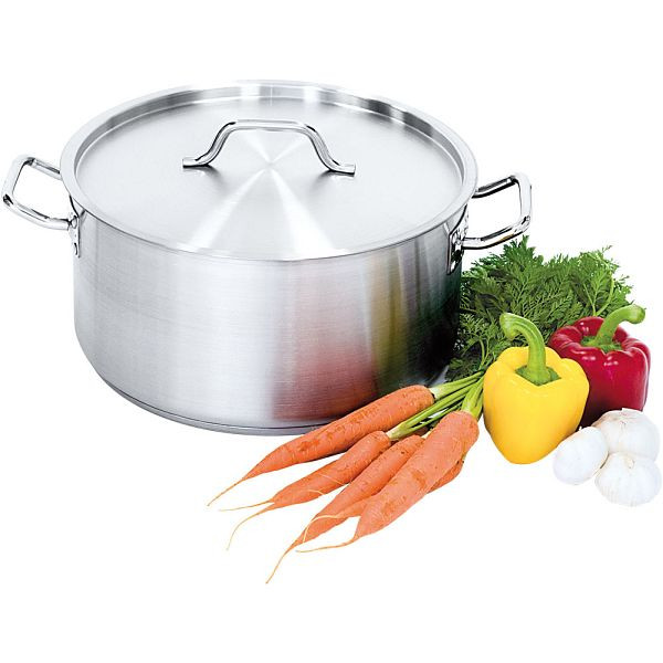 Stalgast soeppan met deksel, Ø 280 mm, hoogte 130 mm, 8 liter, KG0103280