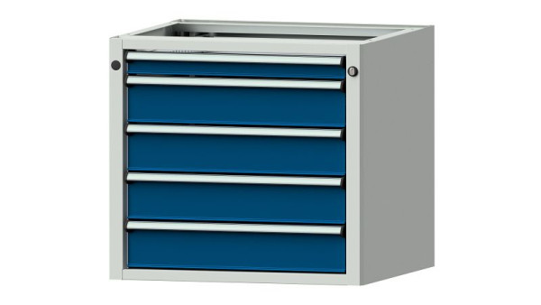 ANKE werkbanken onderkast, model 1807 V, 660 x 615 x 600 mm, RAL 7035/5010, 402.516