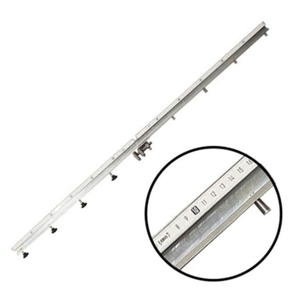 Karl Dahm Hauptlineal steckbar 120 cm, zu Schneidtisch Großformat, 13008