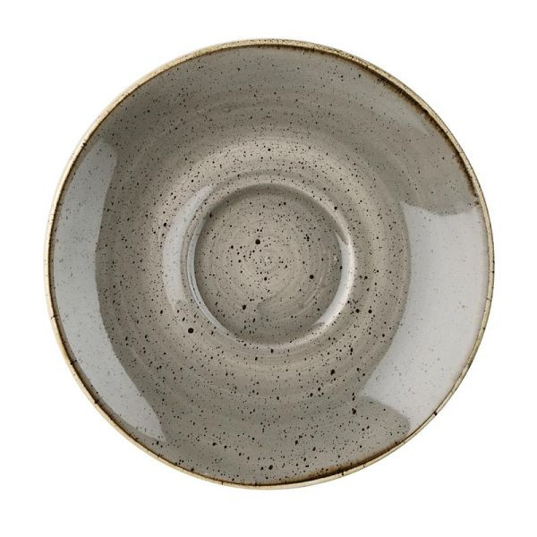 Churchill Stonecast Ronde Cappuccino Schoteltjes Peperkorrel Grijs 158mm (Pak van 12), DK567