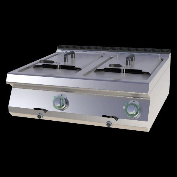 RM Thermik Series 700, elektrische friteuse, 800x730x313mm, 2 x 13 L bassins, FE-708/13E