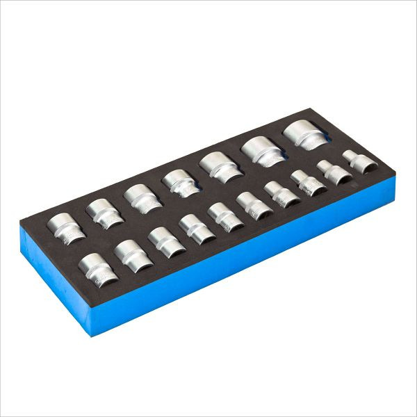 ADB dopsleutelset 1/2", 17-delig, 22207