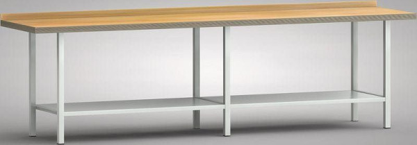 KLW standaard werkbank - 3000 x 700 x 900 mm L x D x H (ERGOVERSION), WS305E-3000M40-X7000