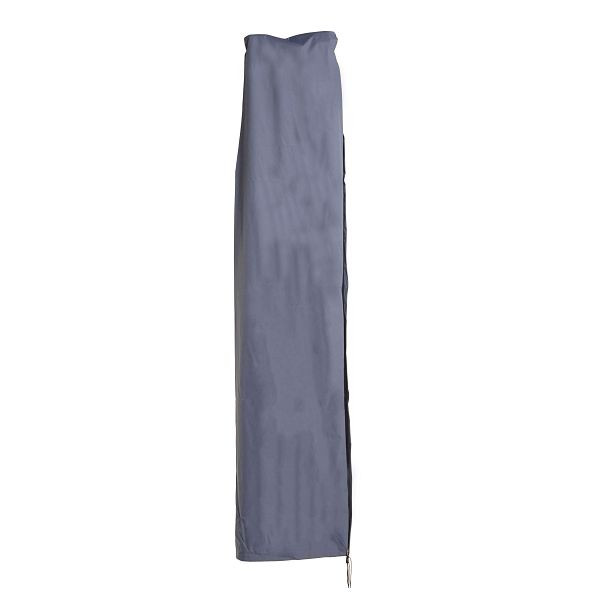 Mendler beschermhoes HWC voor vrijdragende parasol tot 4,3 m (3x3 m), hoes met rits, blauw, 76834