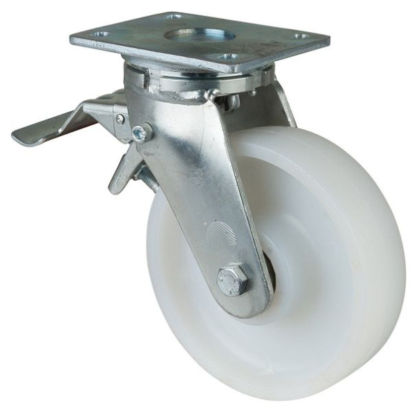 BS Wielen Zwaarlastwiel met wiel/slot, breedte 50 mm, Ø175 mm, tot 500 kg, loopvlak/wiellichaam kunststof, kogellagers, RR120.B15.175