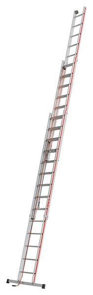 HYMER-kabelladder, driedelig, 3x14 sporten, lengte ingeschoven 4,13 m / uitgeschoven 9,74 m, 406142