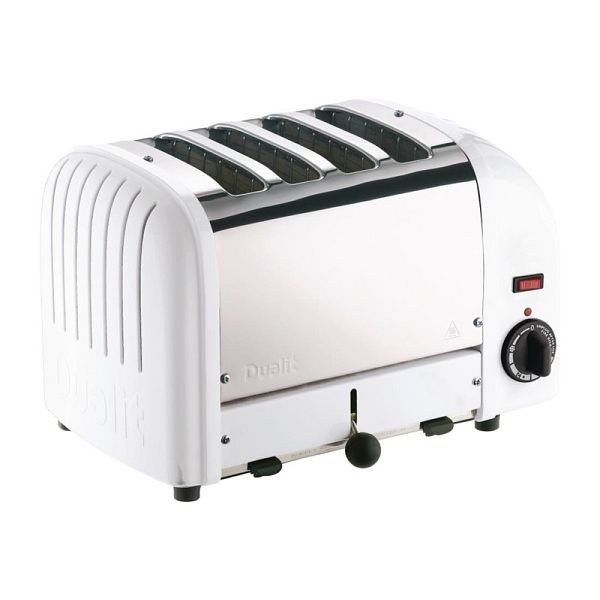 Dualit broodrooster 40355 wit 4 sleuven, F211