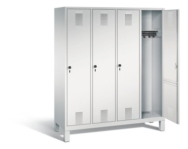 C+P Evolo locker, H1850xB1590xD500mm, kleur: lichtgrijs, 48010-42 S10012