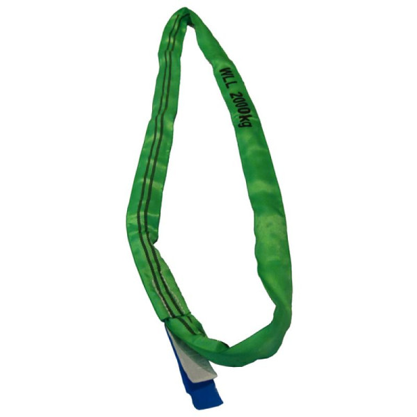Stein HGS HGS rondstrop met dubbele mantel, 2 m / 1 m, kleur: groen, 50002-12