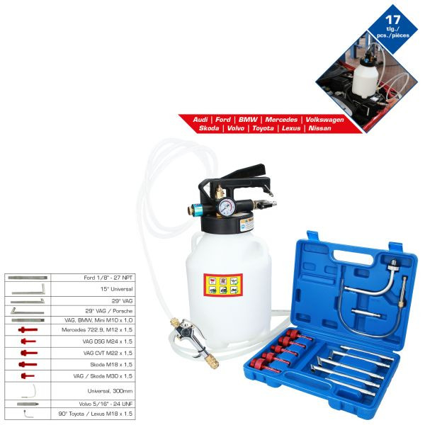 Brilliant Tools tandwielolievuller met adapter, BT621000