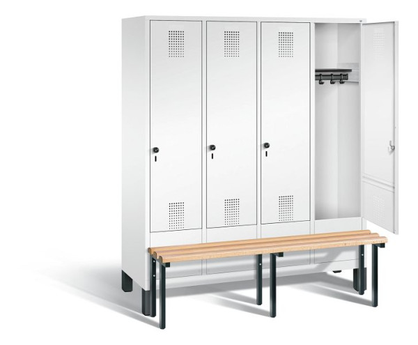C+P Evolo locker, H1850xB1590xD815mm, kleur: verkeerswit, 48030-42 S10120