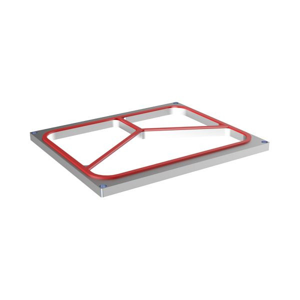 Stalgast afdichtingsframe, driedelig, 178 mm x 227 mm, NT0599003