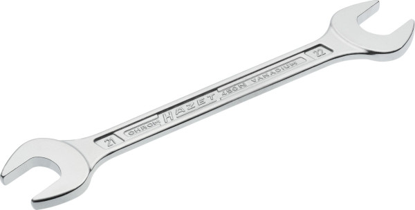 Hazet dubbele steeksleutel, buitenzeskantprofiel, 21 x 22 mm, 450N-21X22