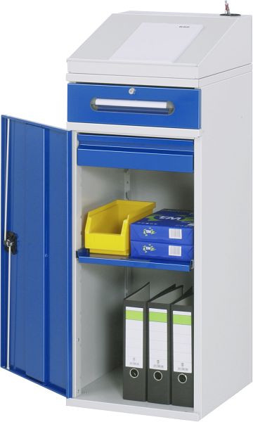 RAU zijkast sta bureau, lade en binnenlade, 450x1110/1220x520 mm, 07-450-M03.11