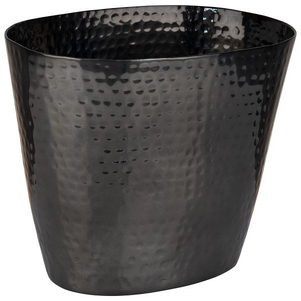 APS wijn-/champagnekoeler, 20,5 x 14 x 17 cm, aluminium, gunmetal look, gehamerd oppervlak, 2,1 liter, 36107