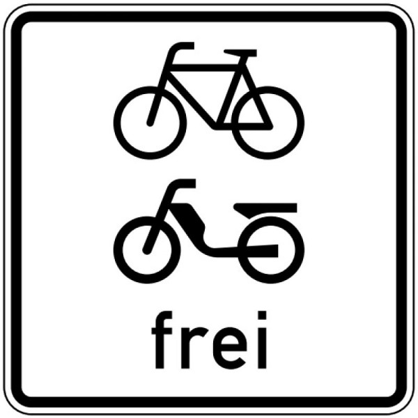 Stone HGS fietsverkeer- en bromfietsvrij nr. 1022-14, 600x600mm /RA1/vlakke vorm 3mm, 1022-14-213