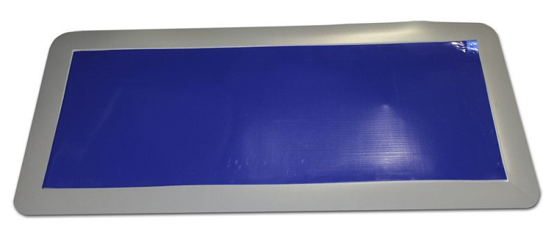 Ergomat Sticky Matte Combo: frame met blokken met blauwe bladeren, 300 vellen, lengte 129 cm, breedte 61 cm, SMCOMBO-BLAUW