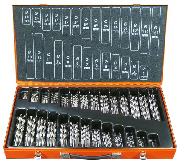 Projahn boormagazijn HSS-G 220 stuks 1-13 / 0,5 + 3,3 / 4,2 mm ECO, 60715