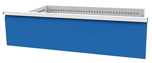Bedrunka + Hirth lade, incl. Rails, R 36-24, paneelhoogte 250 mm, draagvermogen 100 kg, afmetingen in mm (BxDxH): 900 x 600 x 250, 60.10.250V10
