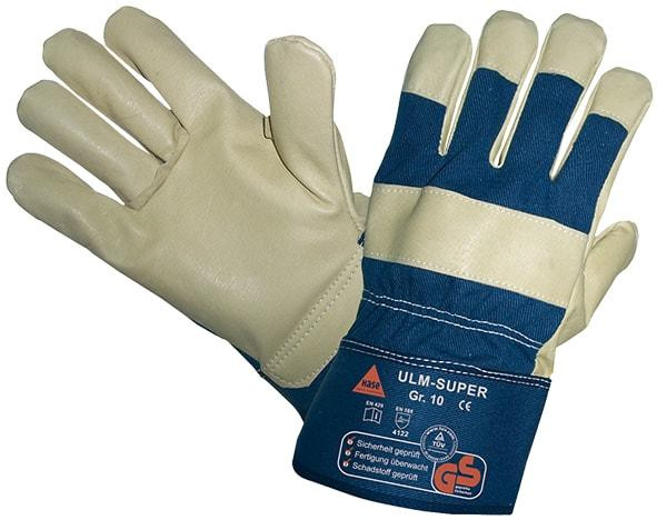 Hase Safety ULM - SUPER, 5-Fg.-Sicherheitshandschuhe aus Vollleder, Größe: 11, VE: 12 Paar, 205200-11