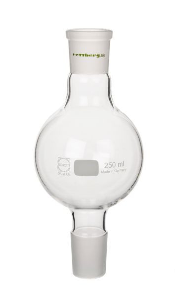 Rettberg oplosmiddelbol voor chromatografiekolommen, 1000 ml, huls NS 29/32, kern NS 29/32, borosilicaatglas 3.3, 107000319