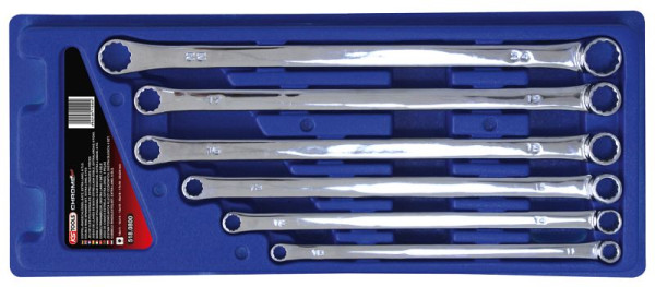 KS Tools CHROMEplus dubbele ringsleutelset, XL, 6-delig, 518.0800