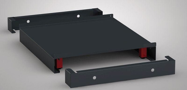 KLW heftruckonderstel met draagplaat voor ladekast serie SDB (419 x 750 mm), SDB-HSO-V-100
