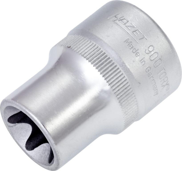 Hazet TORX® dopsleutelinzet, hol vierkant 12,5 mm (1/2 inch), buiten TORX® profiel, E18, 900-E18