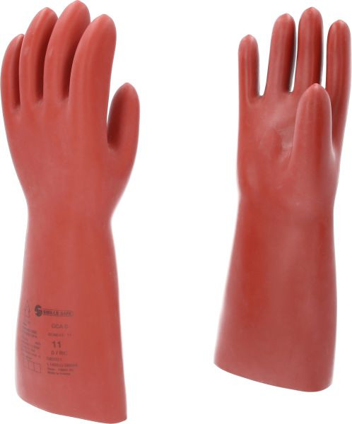 KS Tools Elektriciensbeschermhandschoen met mechanische en thermische bescherming, maat 11, klasse 0, rood, lengte: 410 mm, 117.0008