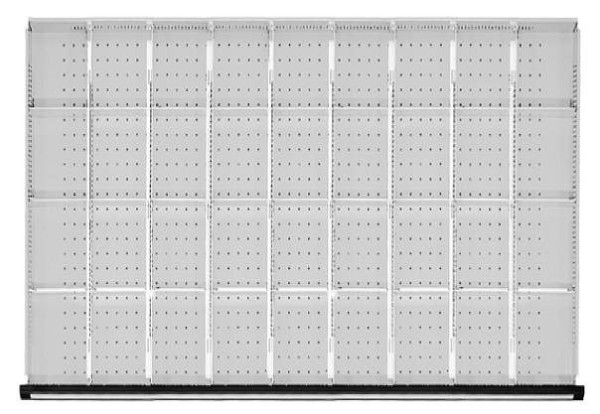 ANKE ladescheidingsset; voor lade 900 x 600 mm (BxD); 1/9 divisie