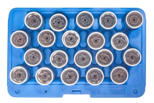SW stalen velgslot demontageset, VW, 20 stuks, 02383L