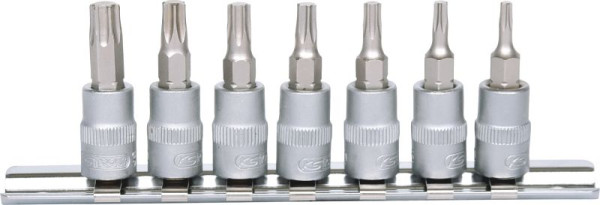 KS Tools 1/4" bitdoppenset Torx, 7-delig, T10-T40, 911.1458