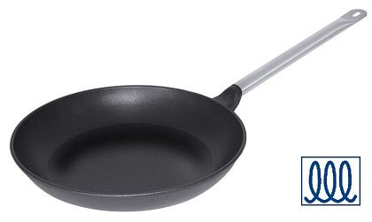 Contacto gegoten aluminium pan 32 cm, Lyonese vorm, geschikt voor inductie, 5578/320