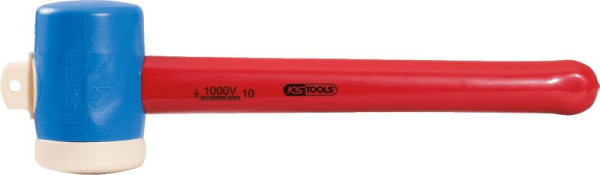 KS Tools kunststofhamer met beschermende isolatie, kopdiameter 55 mm, 117.1131