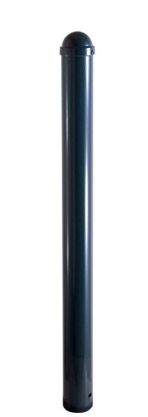 Schake style bolder stalen buis Ø 102 mm, stationair, voor plaatsing in beton met grondanker, totale lengte ca. 1300 mm, zonder oog, 496B